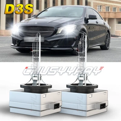 For Mercedes-Benz CLA250 2013-2016 2X D3S HID Headlight Bulb High Low Beam 6000K - Image 1 of 4