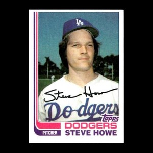 Steve Howe 1982 Topps Los Angeles Dodgers #14 R313A 8
