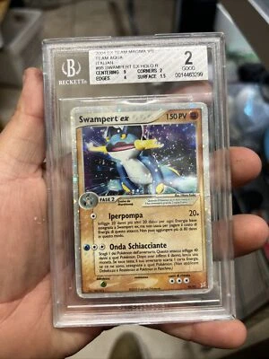 Swampert EX 95/95 BGS 2 Pokemon 2004 Team Magma vs Team Aqua Italian - Image 1 of 2