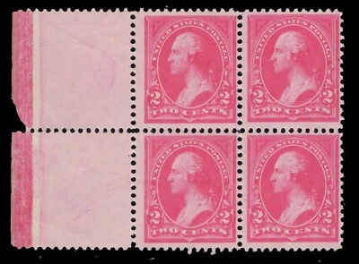 MOMEN: US STAMPS #248 PINK BLOCK MINT OG NH LOT #84542 - Image 1 of 2