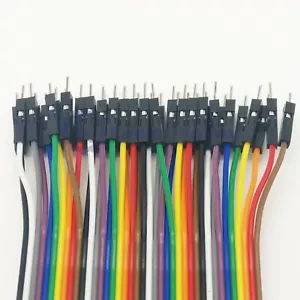 (40Pcs*10CM) Dupont Male To Male Jumper Wire Ribbon Cable for Breadboard - Picture 1 of 2