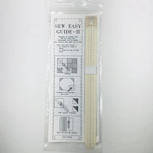 Sew Easy Guide II 11,25 pulgadas transparente se fija al prensatelas para acolchar pies reutilizable - Imagen 1 de 8