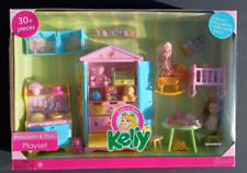 2006 Mattel Kelly Sister of Barbie Playroom & Dolls Playset 30+ Pcs - NIB