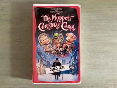 The Muppets Christmas Carol 1993 VHS демо-кассета в раскладушке, редкая, трудно найти, коллекционная  - Изображение 1 из 3