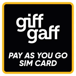 GIFF GAFF PAY AS YOU GO SIM CARD £10.00 | 20GB Data - ULTD Mins - ULTD Texts - Picture 1 of 3