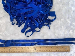 Lote 6 Pares CORREA SUJETADOR ESPAGUETI AJUSTABLE AZUL COBALTO ELÁSTICO 1/2" - Imagen 1 de 1