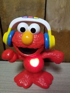 Playskool Sesame Street LETS DANCE ELMO w/ Headphones - Dancing Music Singing