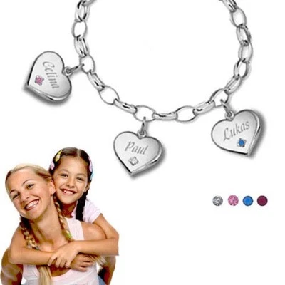 MARKENLOS BETTELARMBAND FÜR DIE BESTE MAMI-925er STERLING SILBER-MADE IN GERMANY