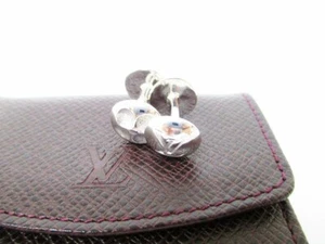 Authentic LOUIS VUITTON Silver Cufflinks Cuffs #7399 - Picture 1 of 12