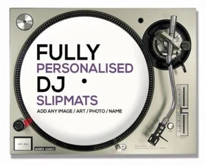 Custom slipmats for DJs / Turntables - Your logo or design - SINGLE 12" - Picture 1 of 1