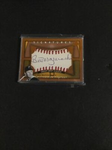 2005 Sweet Spot Classic Signatures Bill Mazeroski Auto HOF