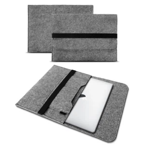 Tasche für Apple Macbook Air 13,3 Zoll Filz Sleeve Hülle Case Laptop Grau Cover - Bild 1 von 6