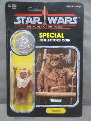 Star Wars Poder de la Fuerza Ewok PAPLOO Sellado de Fábrica Sin usar, en caja 1984 POTF De Colección Foto 1 de 4