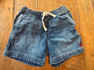 Usado en Excelente Condición Polo Ralph Lauren Niños Vaqueros Pantalones Cortos Talla 5 Azul Cordón Foto 1 de 4