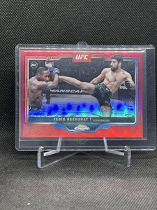 2025 Topps Cromo UFC Farid Basharat #132 RC Rojo SP/5 🔥🔥🔥 Invicto 📈 - Imagen 1 de 4