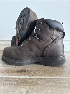 Timberland Pro Pit Boss 6” Steel Toe Work Boot Brown 33034 Mens Size 9.5 W USED - Picture 1 of 8