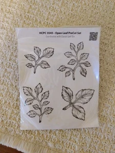 Heartfelt Creations Open Leaf Stamp Set HCPC 3545 - Picture 1 of 2