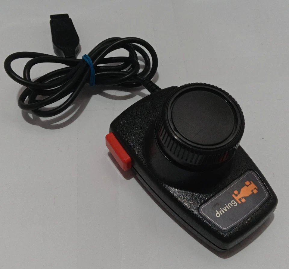 Official Atari 2600 Driving Paddle Controller, CLEANED AND TESTED, SEE VIDEO! - Image 1 of 1