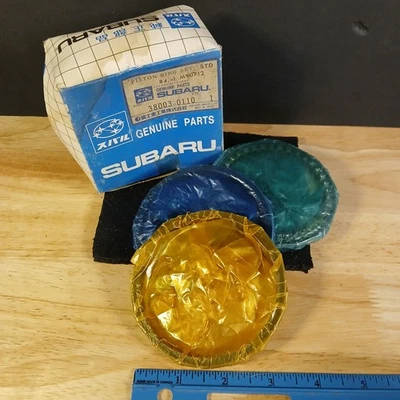 Juego de anillos de pistón Impreza 1984-1993 Subaru GL DL GL10 NUEVO DE LOTE 38003-0110 OEM Foto 1 de 2