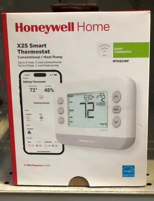 Honeywell X2S Smart Thermostat RTH2CWF Conventional/Heat Pump WiFi - Image 1 of 2