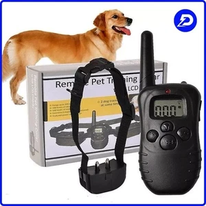 COLLARE ELETTRICO PER ADDESTRAMENTO CANI IMPERMEABILE CON TELECOMANDO E DISPLAY - Imagen 1 de 9