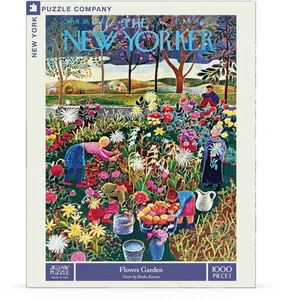 Flower Garden 1000 Piece Jigsaw Puzzle NYPC New - Picture 1 of 3