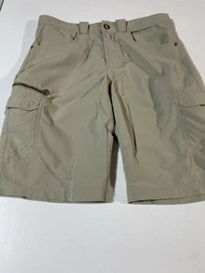 Pantalones Cortos Carga Merrell Opti-wick 33x12 (32 Etiquetas) Nylon Caqui - Imagen 1 de 8