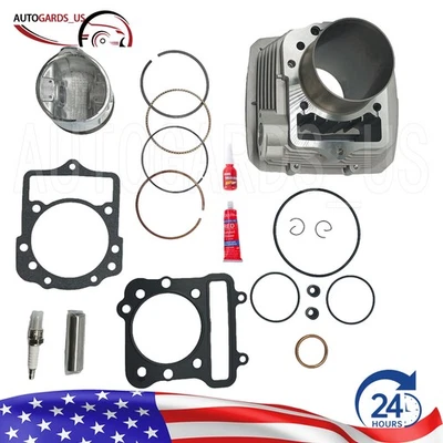 Pistón de cilindro de motor de aluminio fundido para Kawasaki Bayou 300 KLF300C 4X4 89-2005 Foto 1 de 4