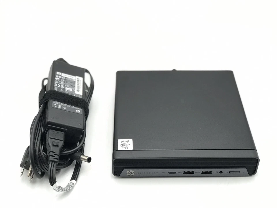 HP EliteDesk 800 G6 DM PC i7 10700T 16GB Ram 512GB NVMe Windows 11 W/ AC - Image 1 of 4