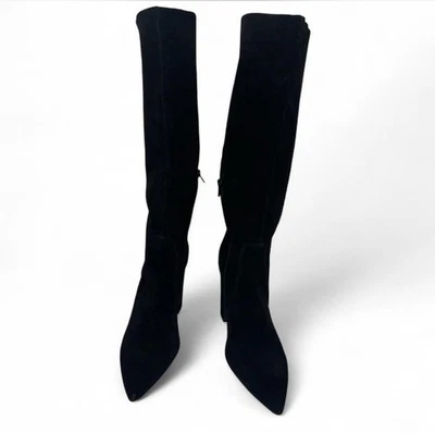 Steve Madden Evey Black Knee-high Women’s Sz 9 Wide calf - Image 1 of 3