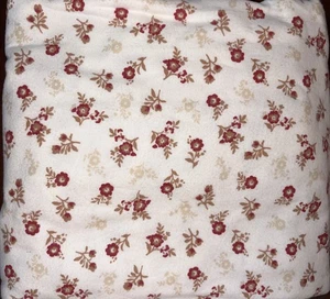 SÁBANA PLANA REINA Franela Colección Martha Stewart 100% Algodón Franela Floral - Imagen 1 de 4