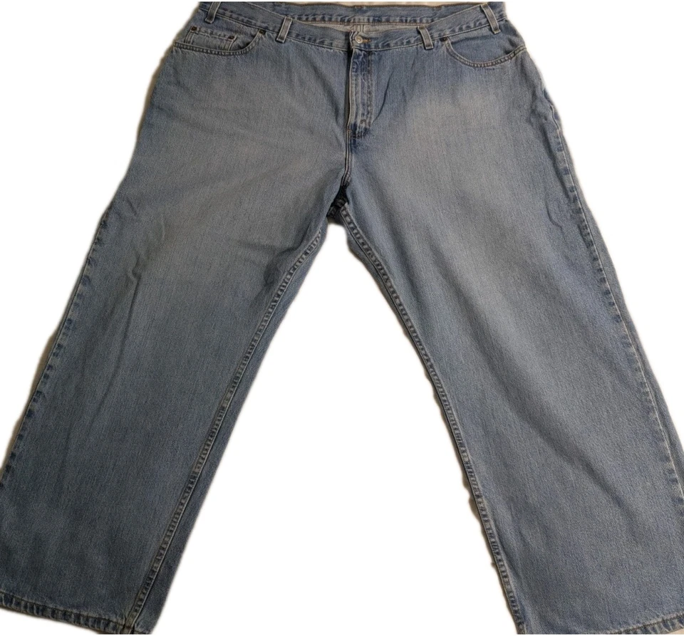 Levi's 577 Jeans Womens Sz24M(44x 31) Stove Pipe Loose Fit Medium Wash Denim Vtg - Image 1 of 4