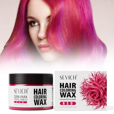 Color de cera unisex color de cabello cera tinte de barro peinado crema colorante hágalo usted mismo 50 ml J7T2♉ Foto 1 de 4