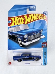 2021 Hot Wheels Chevy Bel Air 1/10 '55 Chevy 20/250 Druckguss Auto Spielzeug NEU - Bild 1 von 4