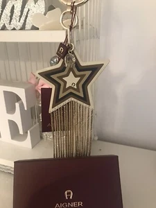 Aigner Anhänger Taschenanhänger Gold Neu - Bild 1 von 7