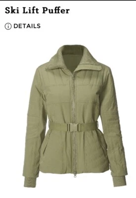 Cabi New Ski Lift Puffer Size XL Sage Green Fall ‘22 #4300 Was $202 - Image 1 of 4