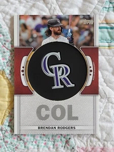 2023 Topps Series 1 - Team Logo Commemorative Patches #TLP-BR Brendan Rodgers - Picture 1 of 2