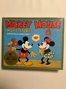 MICKEY MOUSE MOVIE STORIES HC BOOK INTRO BY MAURICE SENDAK 65TH ANNIVERSARY MT - Picture 1 of 2