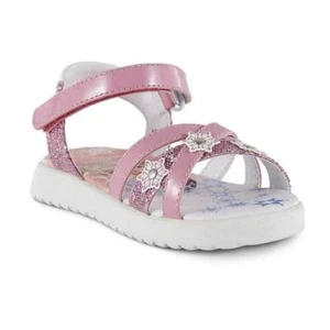 Disney Toddler Girls Frozen Character Pink Sandals Youth Size 11 New With Box - Picture 1 of 4