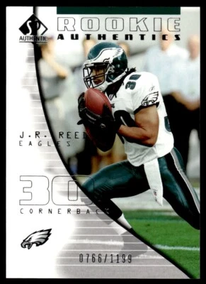 2004 SP Authentic J.R. Reed Rookie 0766/1199 Philadelphia Eagles #105 R112 - Image 1 of 2