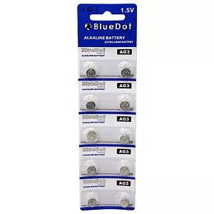 NEW (10 count) AG3 LR41 392 V3GA V36A GP192 L736 G3 G3A Cell Button Battery - Picture 1 of 1