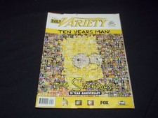 2000 JANUARY 14 DAILY VARIETY MAGAZINE - THE SIMPSONS 10TH ANNIVERSARY - A 2067