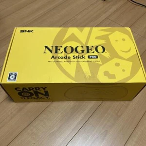 SNK NEOGEO Arcade Stick Pro game Controller W/ 20 Title fighting Game USED Japan - Picture 1 of 5