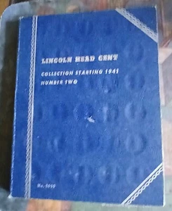 Lincoln Head Cent Sammlung - Buch Nummer 2 Album 1941-1964 P,D,S - Bild 1 von 7