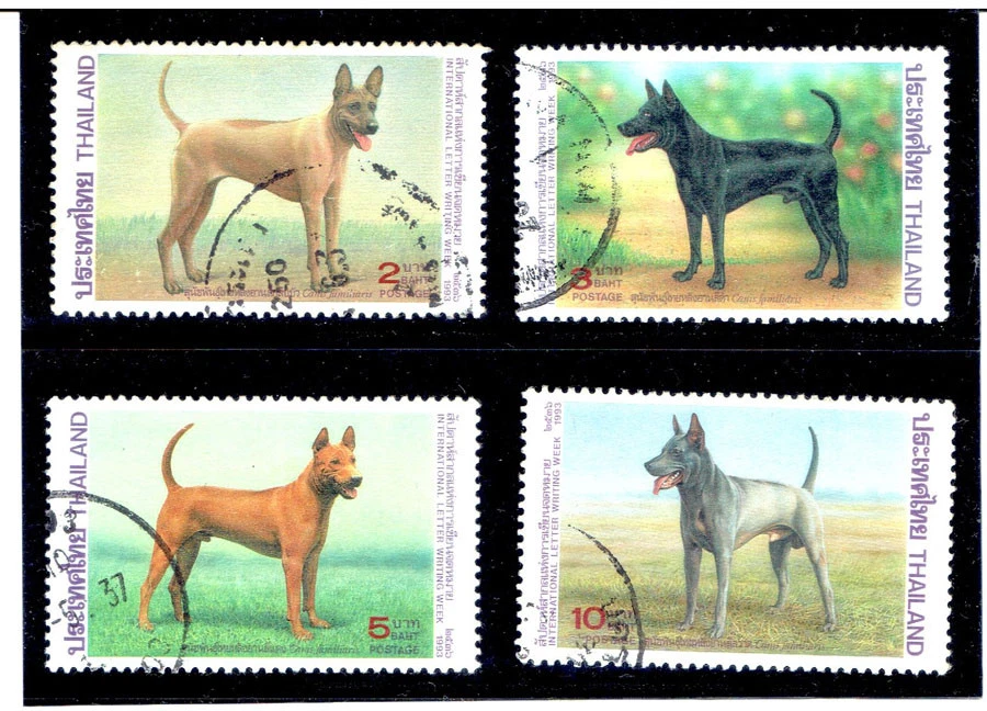 THAILAND 1993 Thai Ridgeback Dogs (Fauna) FU  - Image 1 of 1
