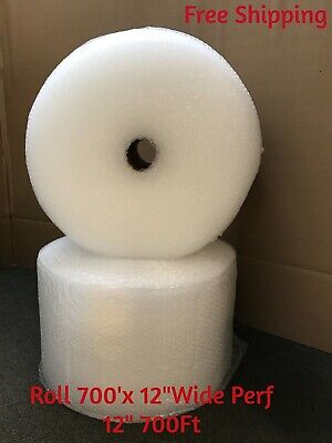 3/16  Small Bubble Cushioning Wrap Padding Roll 700'x 12  - Fast Shipping - New • 33.05$