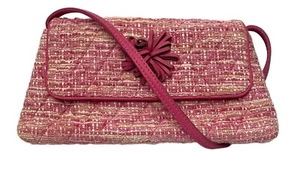Vera Bradley Classic 2005 Pink Tweed Hope Toile Handbag - Picture 1 of 5
