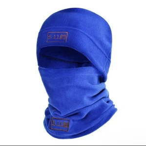 5.11 Royal Blue Cobalt Polar Fleece Cap & Mask, Cold Weather Gear, Ski Wear - Picture 1 of 4