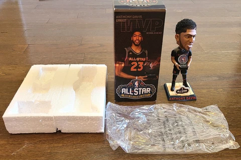 Anthony Davis All-Star MVP Bobblehead New Orleans 2017 Pelicans Cover