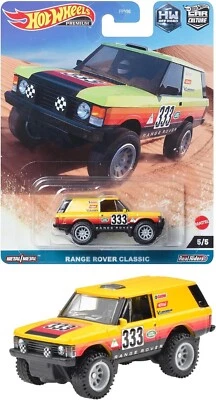 MATTEL Hot Wheels Car Culture Off Road Range Rover Classic Yellow HKC71 Mini Car - Image 1 of 4